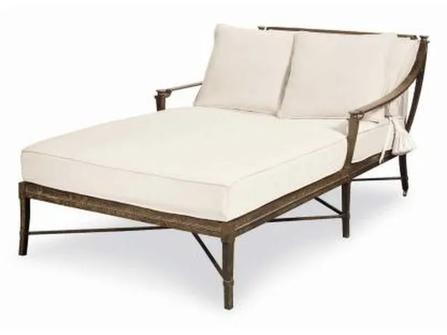 Andalusia Metal Back Double Chaise