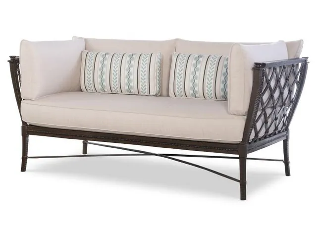 Andalusia Metal Back Loveseat