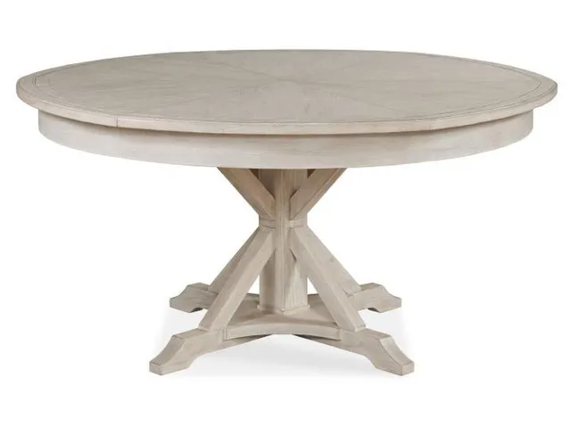 Collin Expandable Dining Table - White Rustic