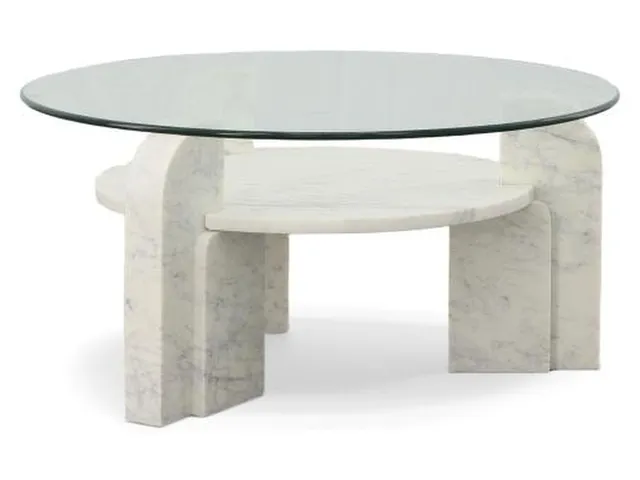 Nico Coffee Table With Glass Top