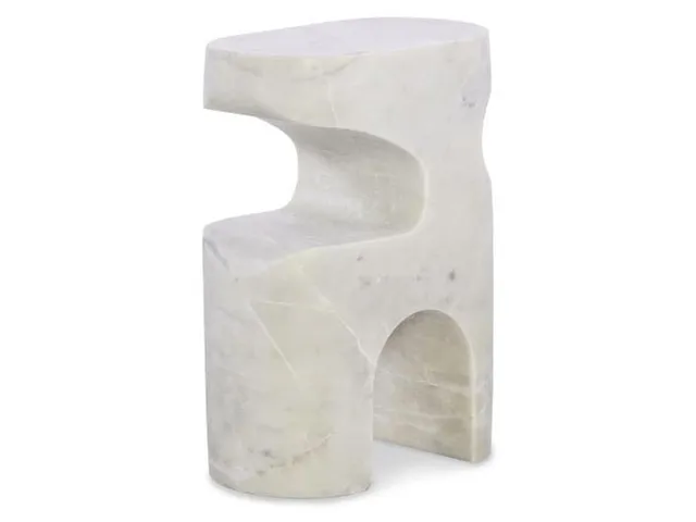 Bernini Accent Table - Banswara Marble