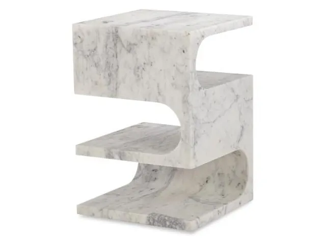 Ascoli Accent Table - Banswara Marble