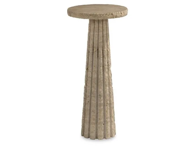 Barco Spot Table - Travertine