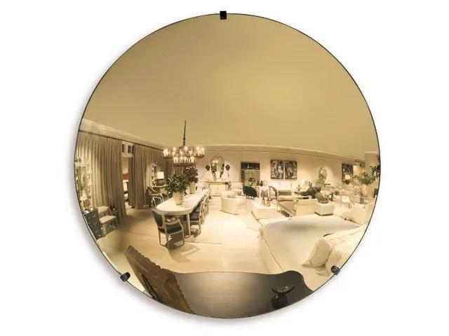 Rive Gauche Convex Mirror - Gold