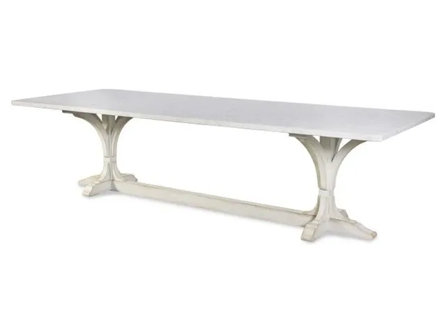 Lucca Ii 96 Dining Table - Stone Top