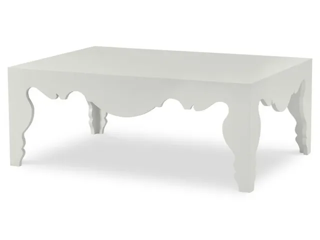 Sven Cocktail Table - French White Plaster