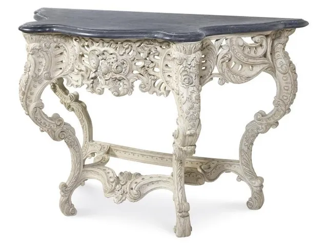 Victoire Console Table - French Painted Blanc