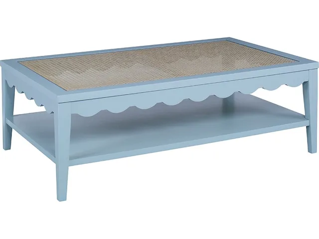 Kate Scalloped Cocktail Table
