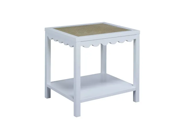 Kate Scalloped Side Table