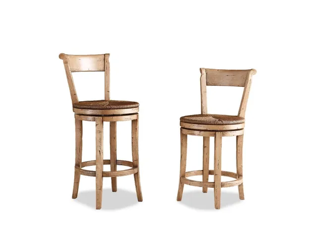 Hartford Rushseat Swivel Barstool