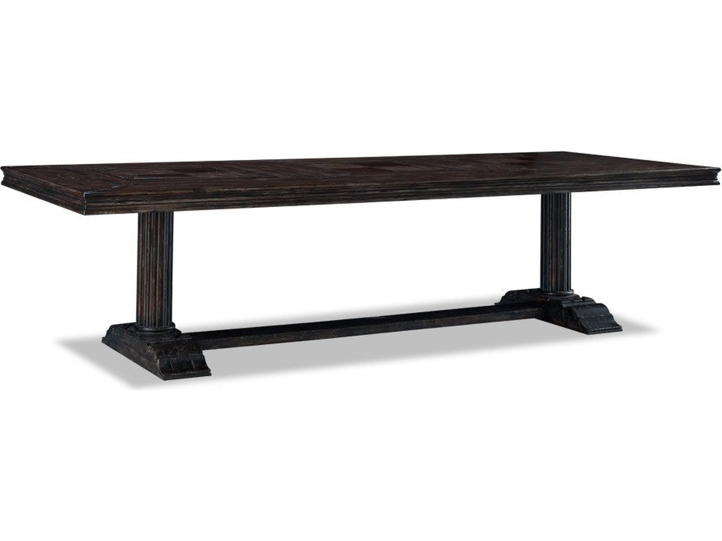 Volterra Pedestal and Trestle Dining Table - main image