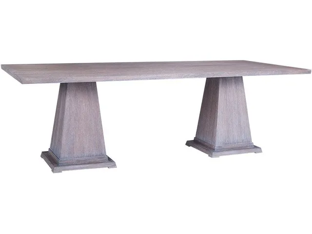 Wedge Double Pedestal Dining Table