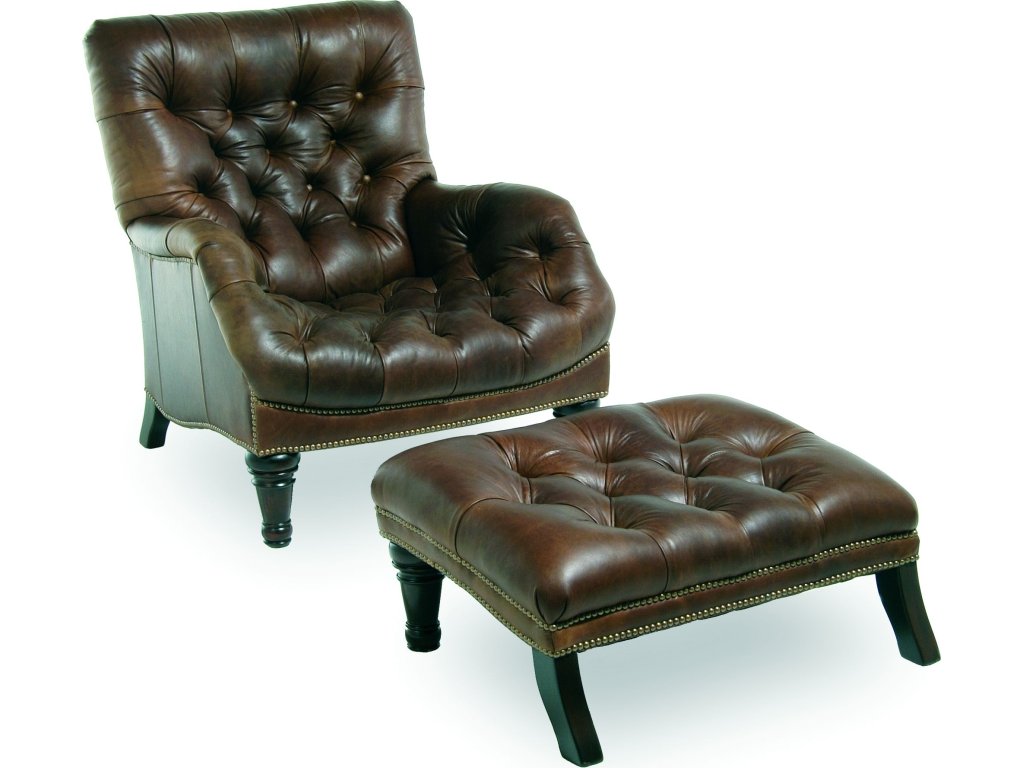 Sleepy Hollow Ottoman (Leather) - main image