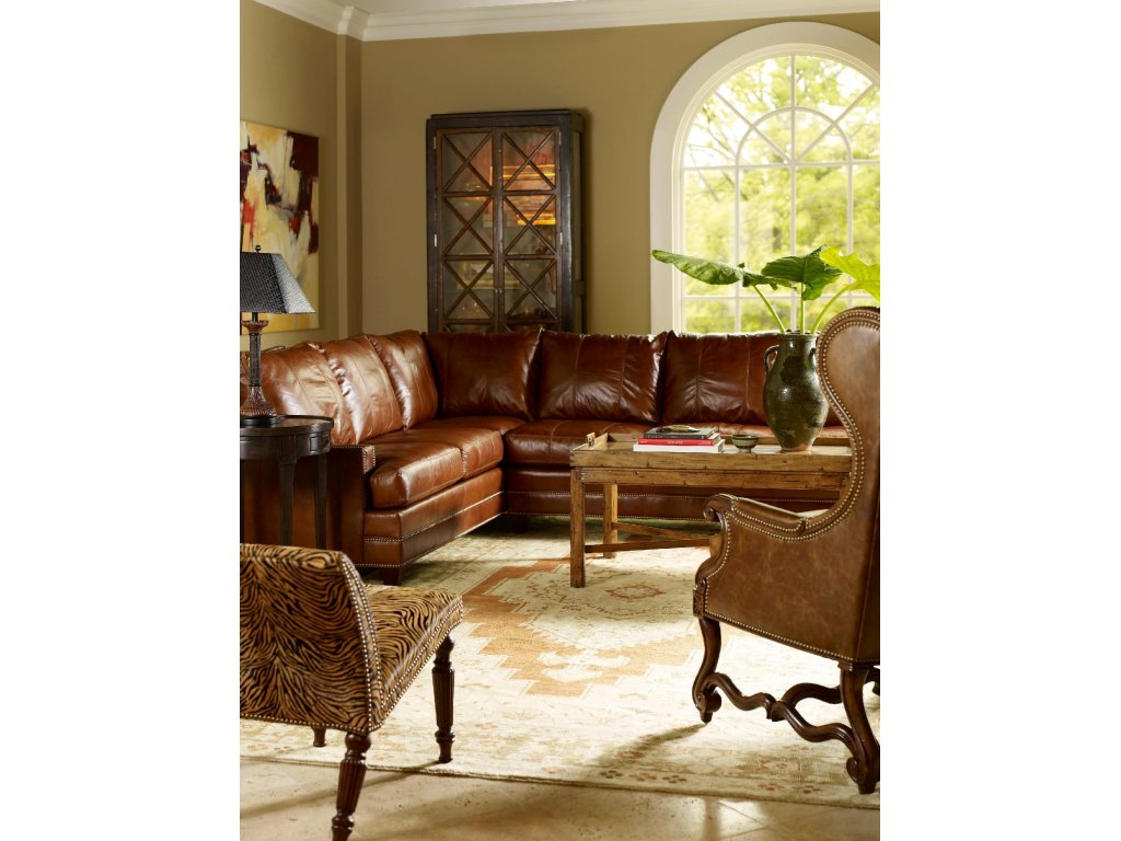Catalina Left Arm Facing Corner Sofa (Leather) - image 1