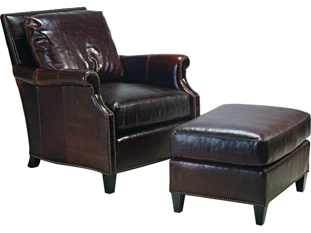 Chartwell Ottoman (Leather) - image 1