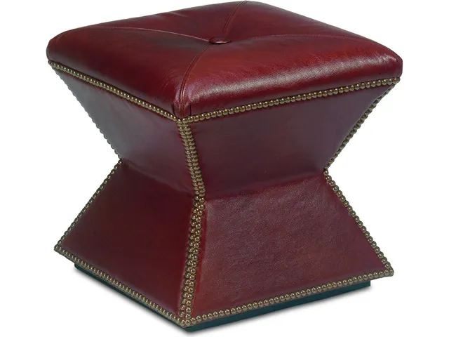 Faceted Ottoman (Leather)