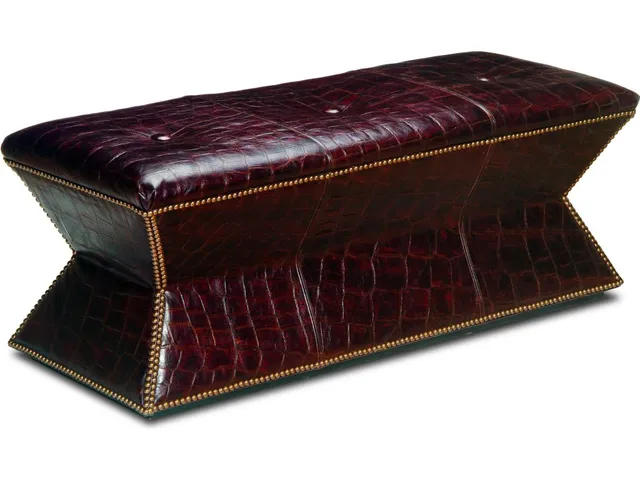 Faceted Bench (Leather) - Alternative View