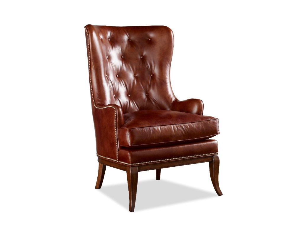 Sherman Wing Chair (Leather) - main image