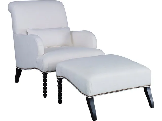 Camellia Ottoman - Alternative View