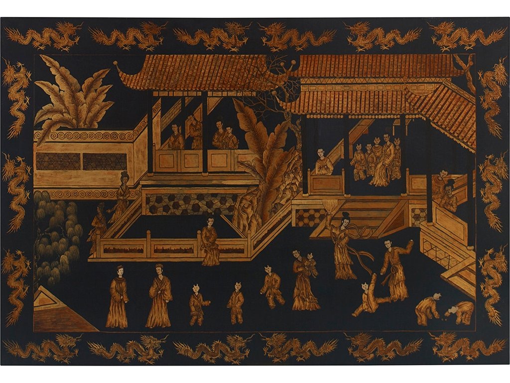 Larkspur Chinoiserie Cocktail Table - image 1