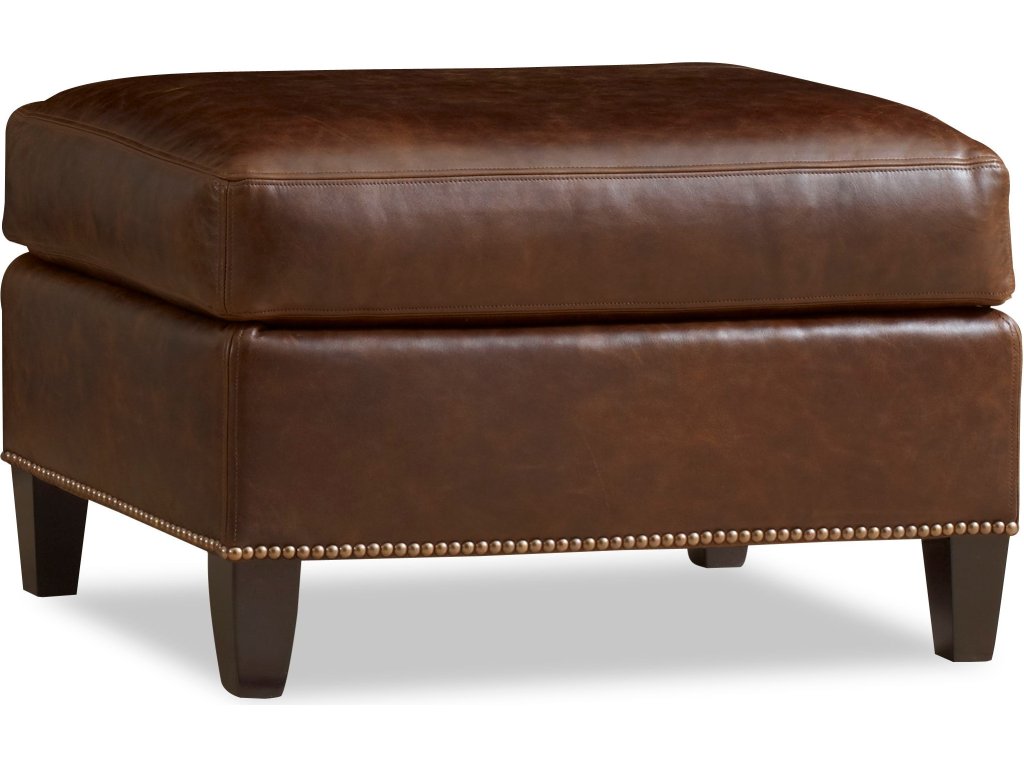 Chartwell Ottoman (Leather) - main image
