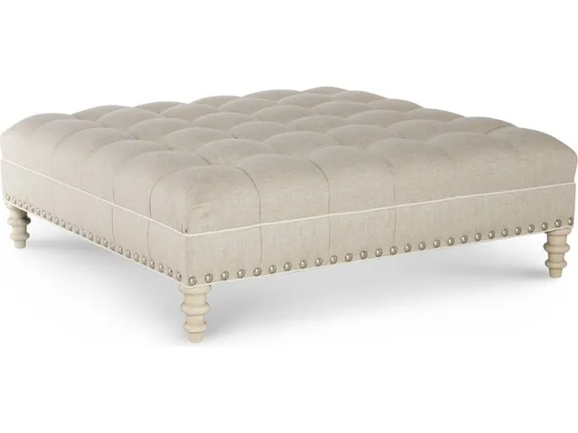 Library Square Tufted Ottoman