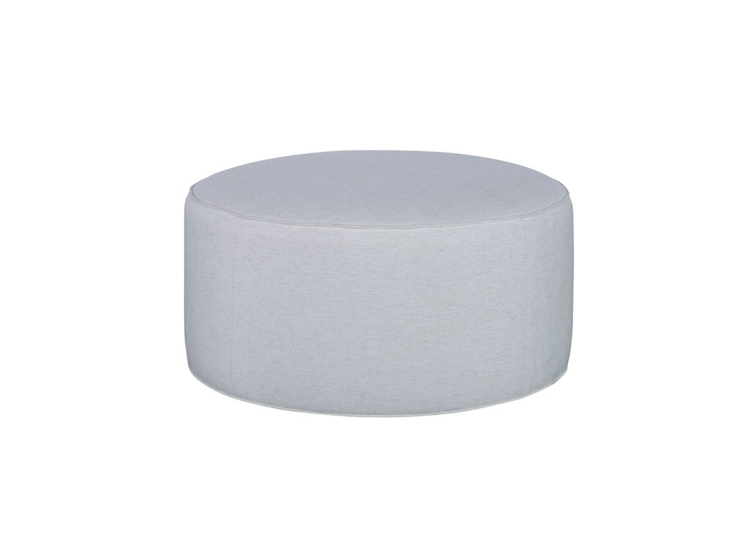Studio C Round Tight Base Ottoman - main image