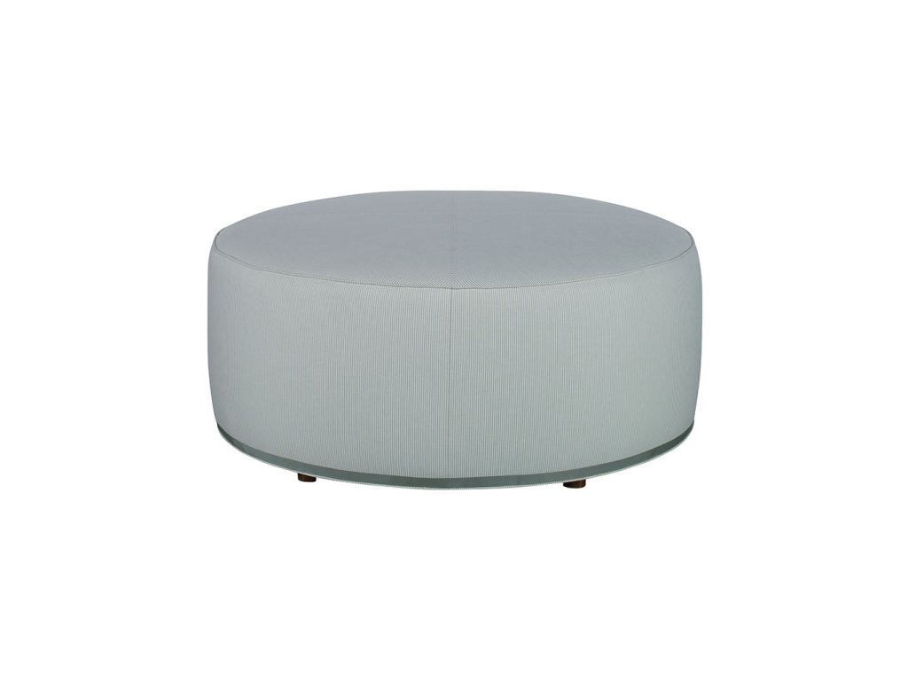 Studio C Round Tight Base Ottoman - image 1