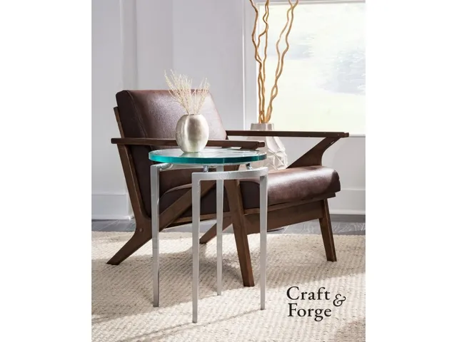 Armory Round Drink Table