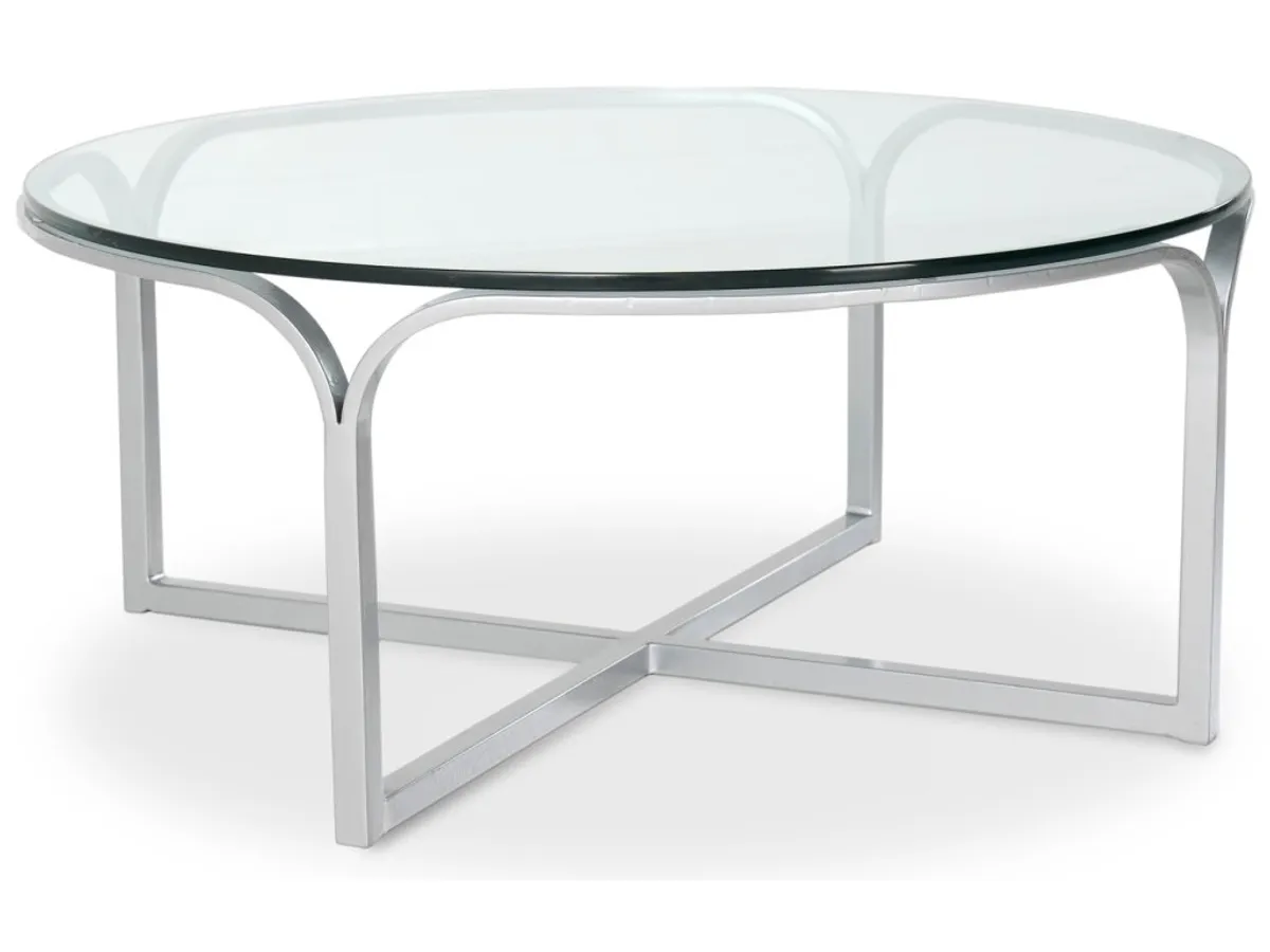 Wave 48" Round Cocktail Table - primary view