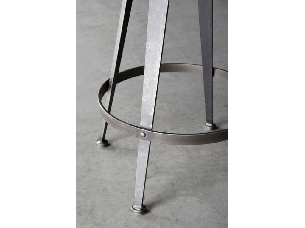 Aries Backless Swivel Barstool - image 2
