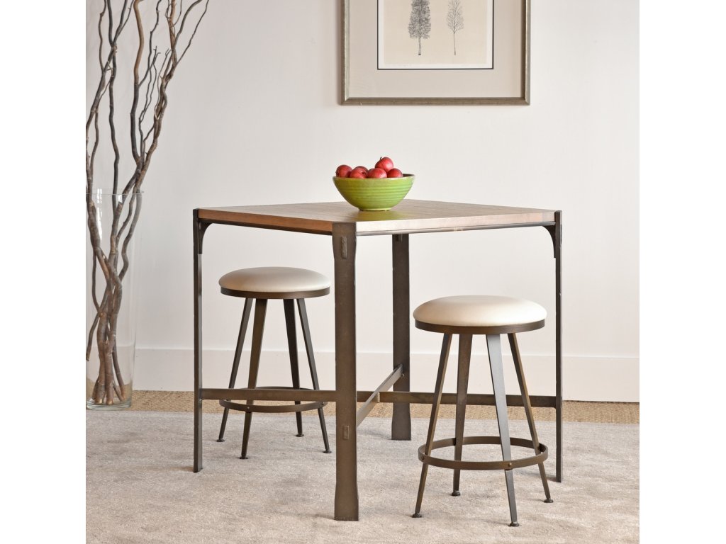 Aries Backless Swivel Barstool - image 3
