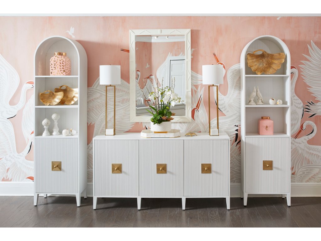 Burns Credenza - White - main image