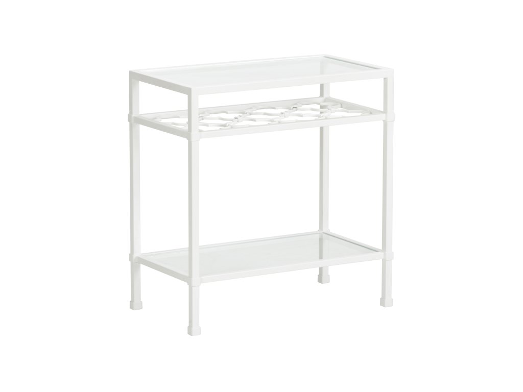 Pacific Coast Side Table- White - main image