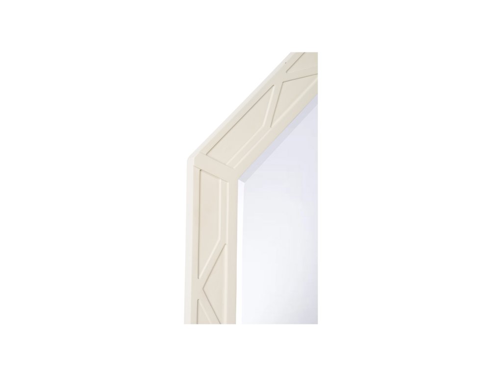 Dahlia Hexagon Mirror - White - image 1