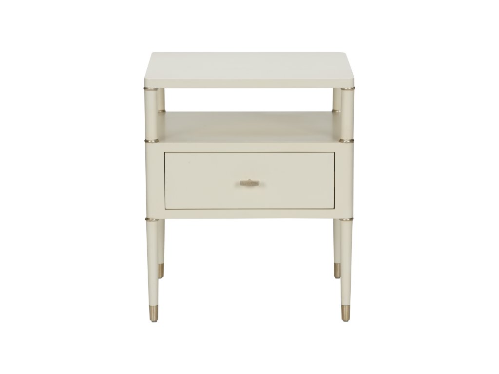 Landry Side Table - White - image 1