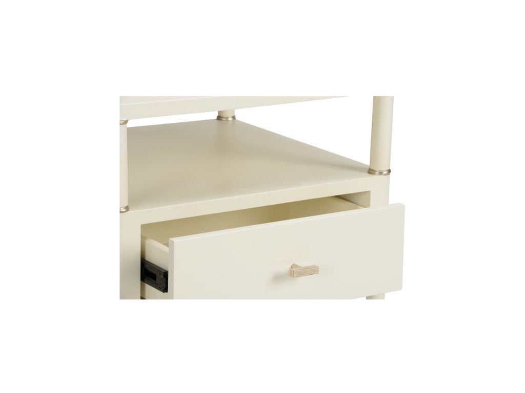 Landry Side Table - White - image 4