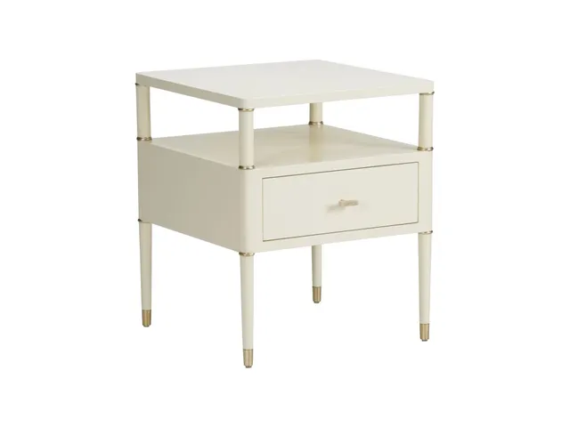 Landry Side Table - White