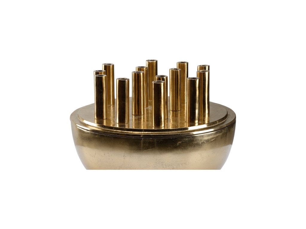 Fluted Brass Vase - image 2