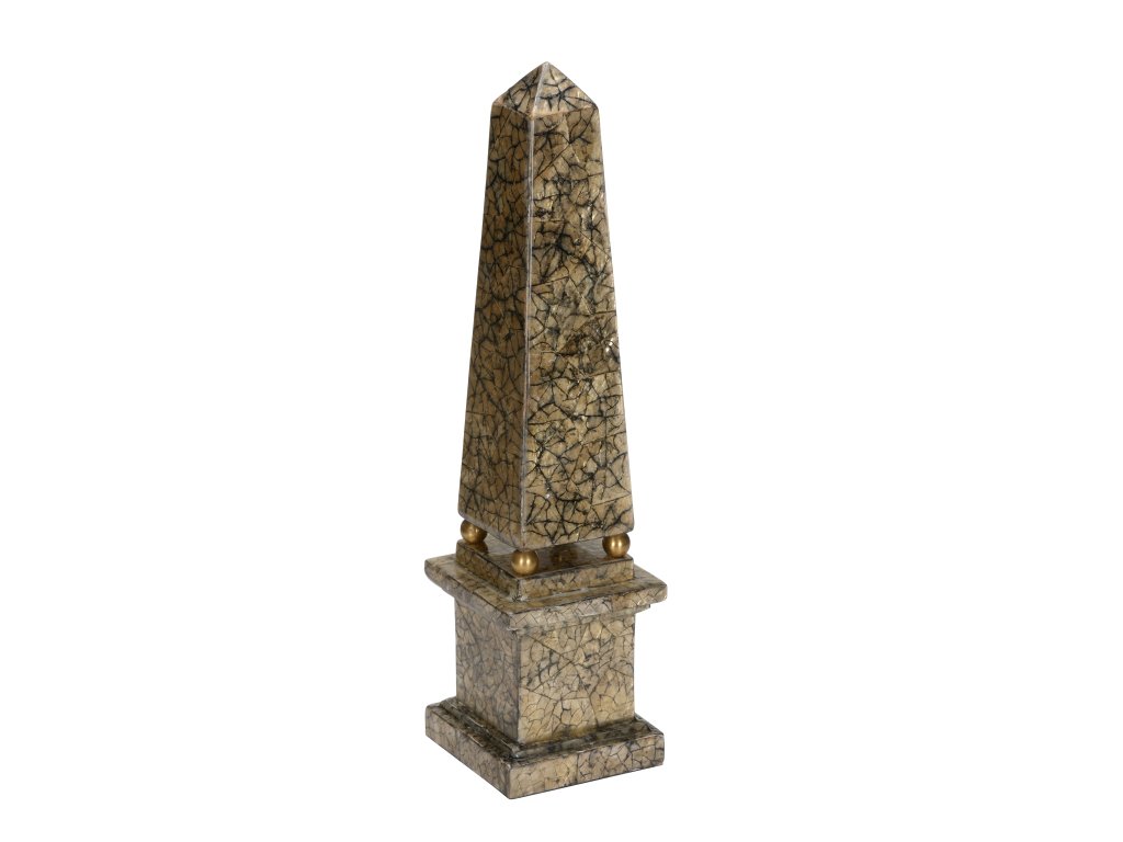 Gold Tortoise Capiz Obelisk (Med) - image 1