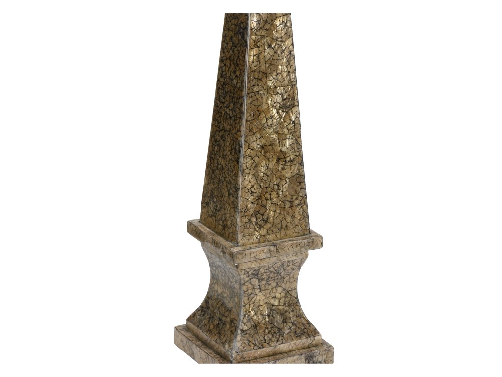 Gold Tortoise Capiz Obelisk (Lg) - image 1