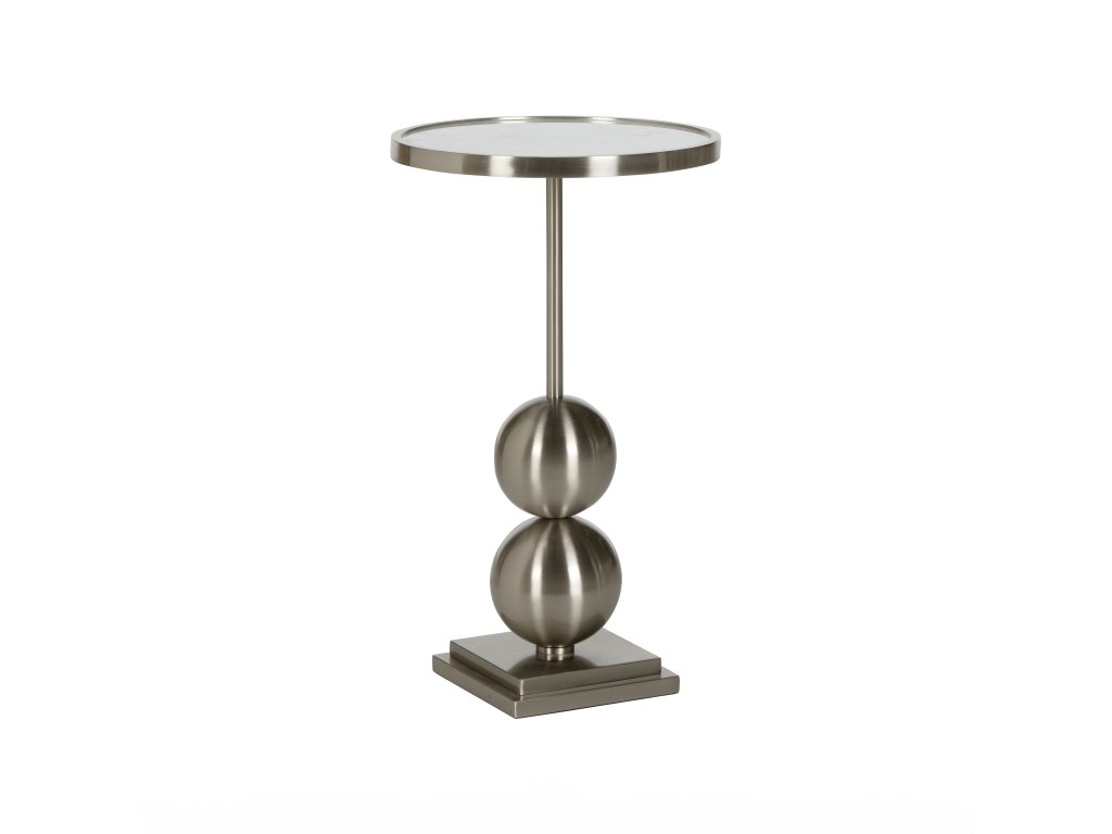 Garrett Drinks Table - Antique Mirror - main image