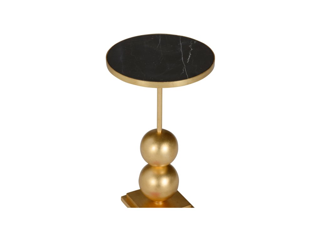 Garrett Drinks Table - Black Marble - image 1