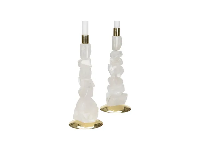 Rock Crystal Candlestands - (PR) - Alternative View