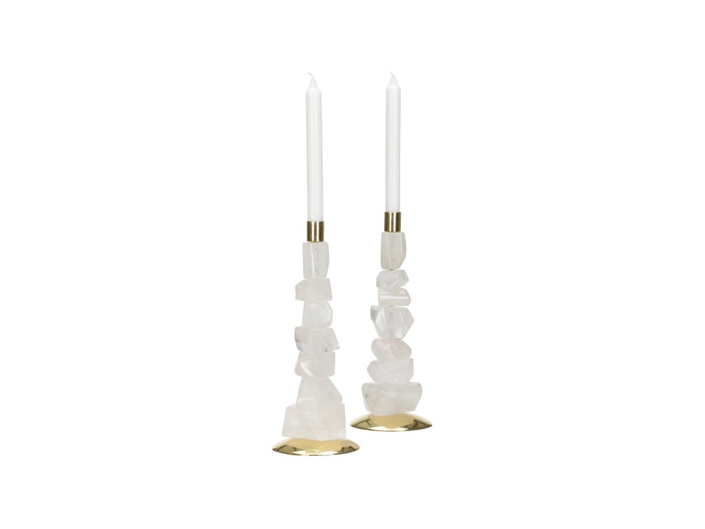 Rock Crystal Candlestands - (PR) - main image