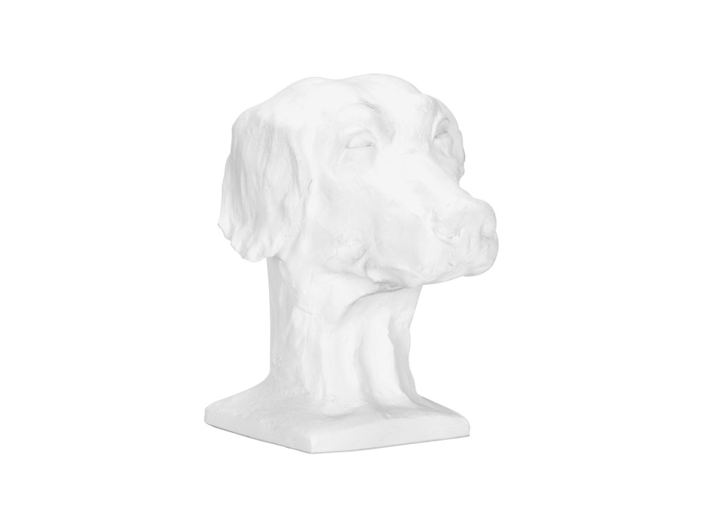 Dog "Sculpture" - White - main image