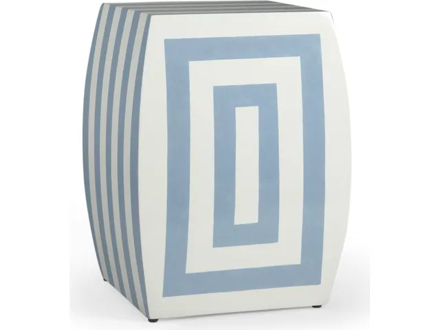 Mantis Stool - Blue/Cream
