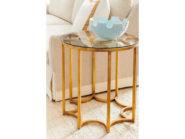 Lisette Side Table - Gold