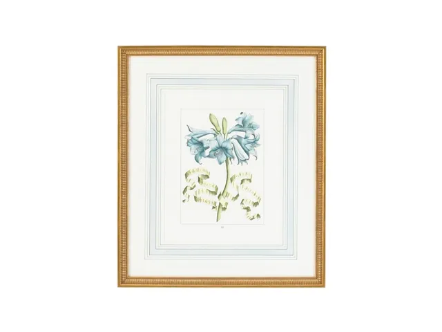 Bl Floral With Ribbon-C