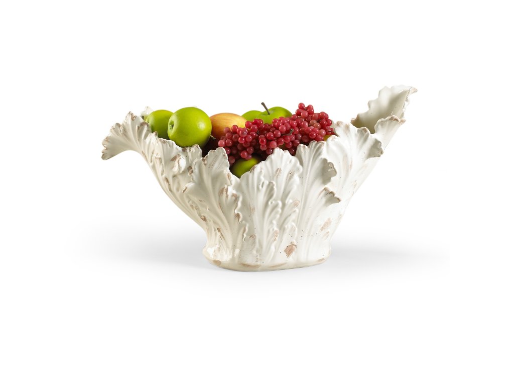 Acanthus Leaf Bowl - Cream - main image